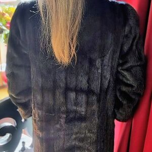 BlackGlama Fur Coat - Mink